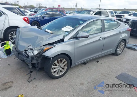 2014 Hyundai Elantra Se из США, поврежденный, VIN KMHDH4AE6EU185985